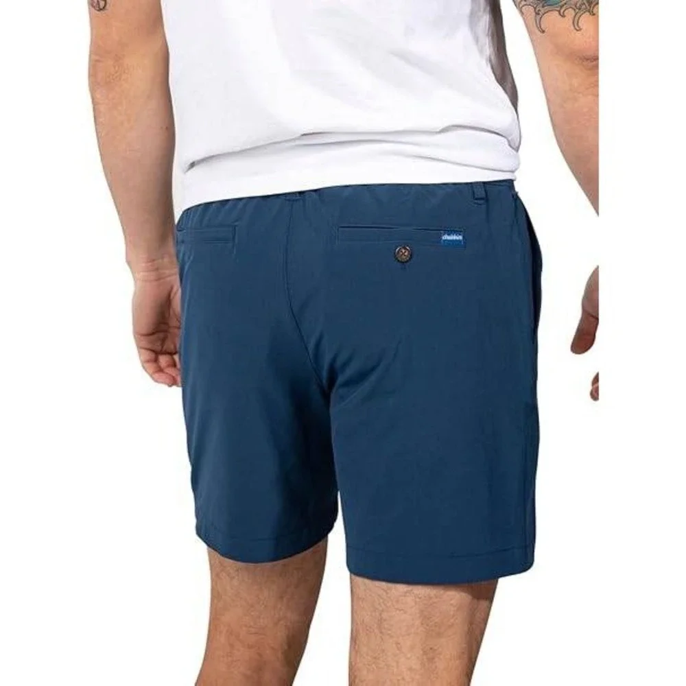 NWT Chubbies Everywear Shorts Men's XL Navy Blue 6 Inseam Casual